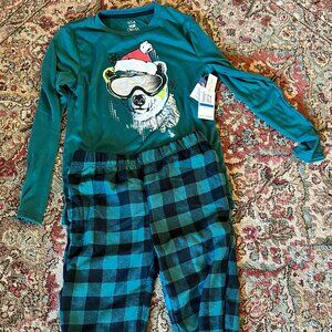 Winter Light Weight Kids Pajamas Top & Bottom Included SIze 16/18